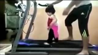 funny video Base Baby Try to exercise