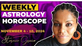  Weekly Astrology Forecast | November 4, 2024: Structure Meets Soul - Key Transits & Guidance!