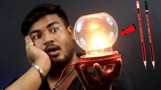 How To Make A Light Bulb With Pencil ️ Best School Project- EXPERiMENTAL