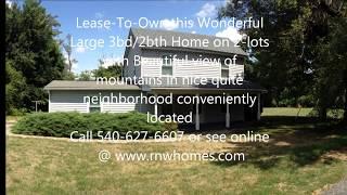 Lease To Own this Beautiful Large 3bd/2bth Home in Greenville Virginia