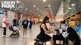 I played LINKIN PARK - NUMB on piano in public!