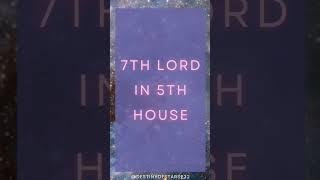 7th lord in 5th house#spouse #spouseastrology #7thlord #astrology #astrologyobservations