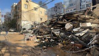 Aftermath of Israeli strike on south Beirut's Chiyah | AFP