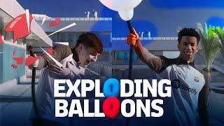  BOOM! EXPLODING BALLOONS CHALLENGE WITH PEDRI & BALDE | FC Barcelona 