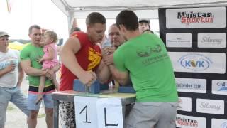 BOCMANO RANKA 2014-Mindaugas Tarasaitis VS Raimonds Liepiņš 2 - LEFT  HAND