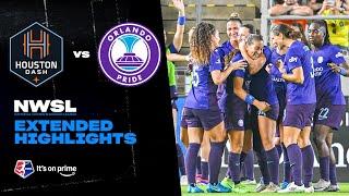 Houston Dash vs. Orlando Pride | NWSL Extended Highlights | 8/23/24 | Prime Video