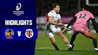 Instant Highlights - Exeter Chiefs v Stade Toulousain Round 2 | Investec Champions Cup 2024/25