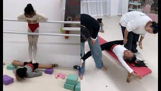 chinese girl flexibility training