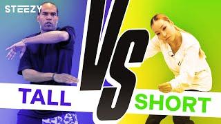 Tall vs. Short Dancer – Dancers Learn Each Other’s Choreography! | STEEZY.CO