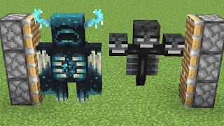 warden + wither = ??? - MINECRAFT DANK MEME COMPILATION