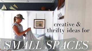 Getting Creative & Thrifty in Small Spaces