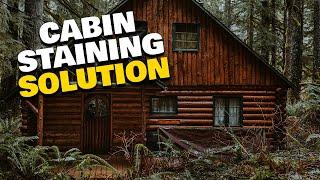 Transform Your Log Cabin: Staining with the Sashco Flex Tint System!