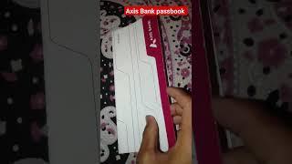 Axis Bank passbook//#shortvideo #shortsviral #shoertsfeed #banking #trendingshorts #trending #trend