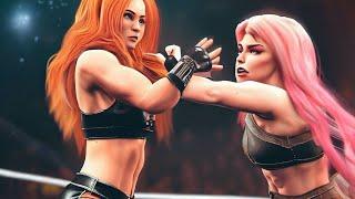 Alexa Bliss vs. Becky Lynch in a Battle for Diva Supremacy | Women's Championship | WWE 2K22