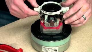 How to fit Carbon Brushes - Henry Vacuum Cleaner Motor