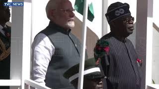 WATCH: President Tinubu Indian Prime Minister Modi At Presidential Villa