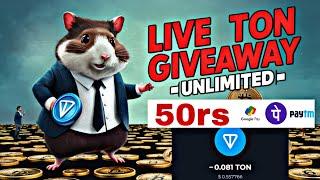 Ton Coin Giveaway Live  Hamster Kombat Gas Fees And Dogs Gas Fees