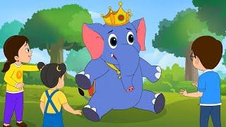 Hathi Raja Kanha Chale - हाथी राजा कहा चले - FunForKidsTV - Hindi Rhymes