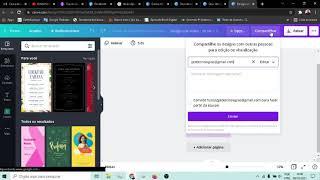 CANVA - Como compartilhar a edição de uma arte