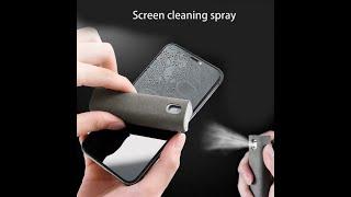 2 In 1 Phone Screen Cleaner Spray Portable Tablet Mobile PC Screen Cleaner Microfiber Cloth