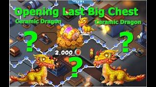 Opening Last Big Chest-Dragon Mania Legends  | Bottomless Dungeon Ceramic Dragon | DML