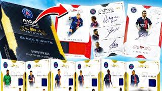 11 PLAYER BOOKLET CARD!!!  TOPPS PREMIUM: PSG BLACK & WHITE EDITION!