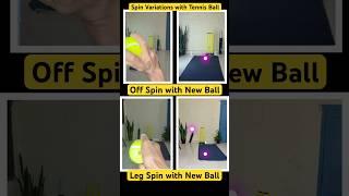 Spin variation tennis ball #cricket #trending #bowling #shorts #viralshorts