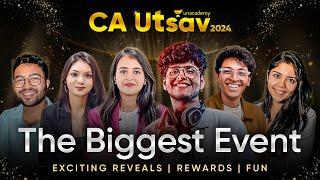 CA UTSAV 2024: The Biggest Result Celebration! Unacademy Live Event