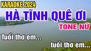 Hà Tĩnh Quê Ơi Karaoke Tone Nữ Nhạc Sống gia huy karaoke