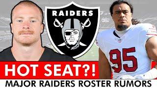 Raiders Roster Rumors: Tommy Eichenberg & Leki Fotu On THE HOT SEAT?!?! 