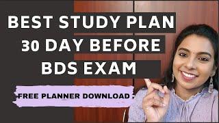 How to pass 4th Yr exams in 1 month | Exam plan | Study tips | How to pass BDS | Divya Giridharan