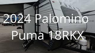 2024 Palomino Puma 18RKX Travel Trailer