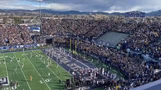 Montana State Bobcats run onto field before 123rd Brawl of the Wild