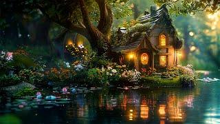 Tiny Fairy House in Tranquil Forest  Magical Music and Nature Ambience | Heal Mind, Stress Relief