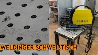 Schweißtisch Bausatz von WELDINGER | DIY Lochtisch selber bauen | Schweißtisch aufbauen