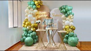 Como hacer un Arco de Globos e instalarlo en un Panel Doble / Decoracion cumpleaños