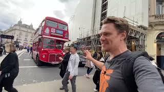 (Vlog) Walking in Central London - From Leicester Square to Piccadilly Circus (July 2024)