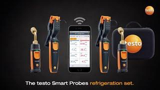 The testo Smart Probes refrigeration set