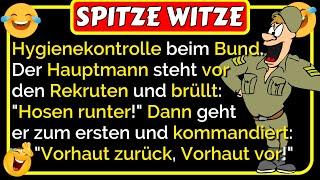 Spitze Witze: Hygienekontrolle beim Bund, der Hauptmann brüllt... was dann passiert, ist lustig 