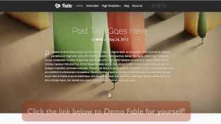 Fable WordPress Theme Review by Elegant Themes Reviews