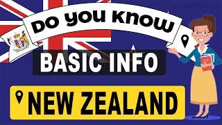 Do You Know New Zealand Basic Information | World Countries Information #127 - GK & Quizzes