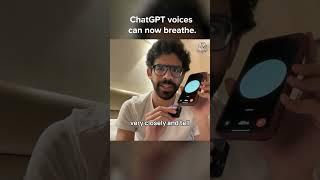 ChatGPT Voices can now BREATHE! Realistic AI Voices on phone #ai #ailearning #openai #chatgpt