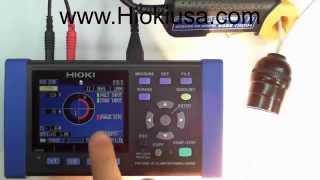 Manejo de Analizador Hioki modelo PW3360-21 parte 2