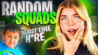 Rassistischer Junge BELEIDIGT NUR!!  (Fortnite Random Squad)