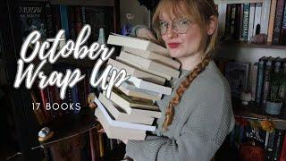 October Reading Wrap Up ~ Horror, Mystery & Cosy Books