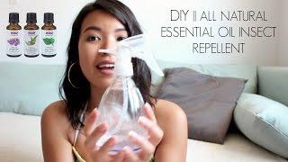 Essential Oil Insect Repellent DIY