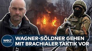 UKRAINE-KRIEG: Blutige Schlacht um Bachmut - Ukrainer krallen sich in Ruinen fest | WELT Reporter