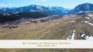 20 Acres in Rosebud Ranch   Red Lodge, MT