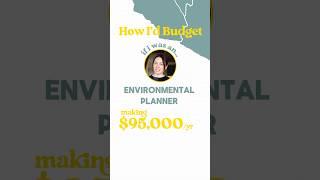 how I would budget a 37 year old Environmental Planner’s $95,000 income 