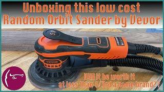 Unboxing The New, Lowest Cost 6 Inch Sander on Amazon- Vevor Random Orbit Sander